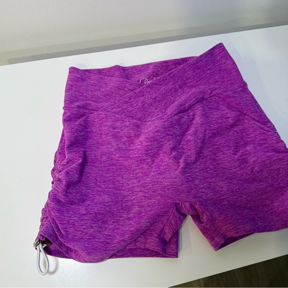 Purple Bombshell Toggle Shorts - Picture 2 of 3